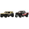 Ford Bronco R Gold Met & Black & 2017 F-150 Raptor Truck #17 Black w/Stripes "Car Culture" Set Die Cast Model Cars by Hot Wheels - 2 of 3