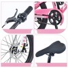 Infurnic Bicycles, 20 Inch Mountain Bike for Kids, Mountain Bike with Single Speed, Pink, 54.33"*22.44"*32.46" - 4 of 4