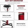 Acekool 2-Stage Hydraulic Lift Jack , 1322 lbs Capacity, Adjustable Foot Pedal, 33.5"-69" Height Range, 360° Swivel Wheels - 3 of 4