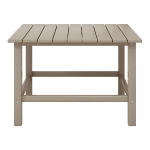 WestinTrends Malibu Kids Outdoor Patio Furniture HDPE 30" Wide Square Dining Table - 1 of 4