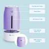 LivePure Cool Mist Humidifiers  w/ Quiet Operation, USB-C Rechargeable. - 2 of 4