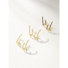 Uncommon James Double Vision Ear Climber Earrings - 2 of 4
