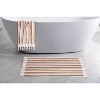 Olive & Linen Stripes Bath Mat - 2 of 4