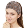 Unique Bargains Women's Sunflower Thin Lace Wide Headband 1 Pc - 4 of 4
