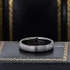 Jewelry Avalanche 4mm Dome Gunmetal IP Tungsten Carbide Mens Womens Wedding Band - 3 of 4