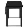 Vynxaria Modern 48" Adjustable Standing Computer Desk Black Laminate Black Metal Frame for Home Office Laptop Work - 3 of 4