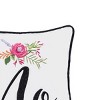 C&F Home 10" x 10" Yes/No Embroidered Small Petite Throw Pillow - 4 of 4
