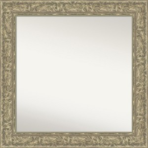 Amanti Art Luxe Non-Beveled Framed Bathroom Vanity Wall Mirror - 1 of 4