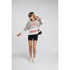 NCAA Ohio State Buckeyes Women's Fashion Crew Neck Fleece Sweatshirt - 4 of 4