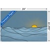 Trends International LINE AND BRUSH - Landscape Line Sunset Unframed Wall Poster Prints - 3 of 4
