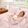 300 Thread Count Organic Cotton Percale Bed Sheet Set by Bare Home - 3 of 4
