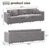 Buenhomino Modern Convertible Sofa with Storage – Spacious & Comfortable Sectional Couch for Living Room, Apartment, or Office - 3 of 4