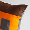 Slickblue Decorative Knitted Patchwork Fabric Pillow Cushion - 19.7x19.7 inches, 3 Different Design Options - 3 of 4