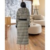 ADR Plush Fleece Robe for Women, Long Hooded Bathrobe with Hood, Plus Size - 3 of 3