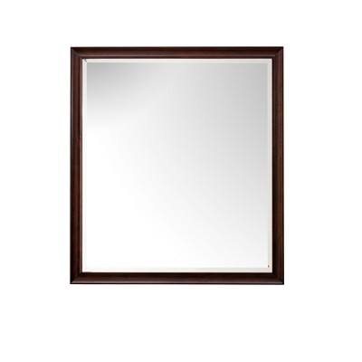 James Martin Signature Vanities Glenbrooke 36" Mirror, Burnished Mahogany
