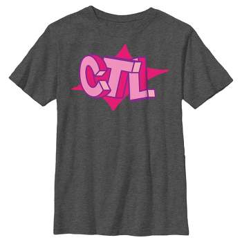 Boy's Fortnite Cuddle Team Leader Pink Logo T-Shirt