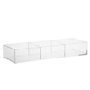 Okuna Outpost 3 Compartment Clear Acrylic Desk Drawer Organizer Tray for Home & Office, 12 x 4 x 9 in - image 4 of 4