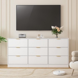 NicBex Modern 6/8/9 Drawer Dresser,Storage Chest with Engineered Wood Frame,Chest of Drawers for Bedroom,Living Room,Hallway,Kitchen - 1 of 4