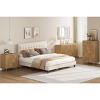 30" Tall Modern Chest of Drawers with Gold Metal Handles & Anti-Tipping Device - 4 of 4