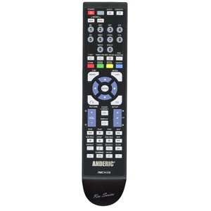 Anderic RMC14126 Replacement DVD/VCR Recorder Remote Control for Sharp, Sylvania, Emerson, and Symphonic | 9HSNB130UD 9HSNB114 - 1 of 2