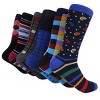 Mio Marino - Men's Bold Designer Dress Socks 6 Pack - image 3 of 4