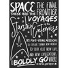 Women's Star Trek 5-Year Mission Text Scoop Neck - 2 of 4
