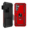 SAHARA - Military Kickstand Series with Belt Clip Case for Samsung Galaxy A54 5G - Red - 4 of 4