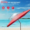 PAGED Rectangle Patio Umbrella Modern Market Umbrella with Lift, Tilt, Crank for Garden and Poolside, Umbrella Base Not Included - 3 of 4