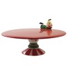 6.25 In Elf Tiered Pedestal Cake Plate Christmas Plater Stand Serving Platters - 2 of 4