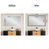 Amanti Art Mirror Makeover Bathroom Mirror Frame Border Kit - Fully Assembled Peel and Stick Frame - Mirror NOT Included - Parlor Trim - 4 of 4