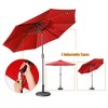 CASAINC 9 ft Outdoor Patio Umbrella Outdoor with Push Button Tilt - 3 of 4