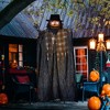 HOMCOM Pumpkin Ghost Outdoor Halloween Decoration with Sound Activated Light Up Eyes & Sound Effects, Prop for Party - 3 of 4
