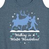 Women's - Frozen 2 - Walking In A Winter Wonderland Christmas Graphic Racerback Tank - 2 of 4