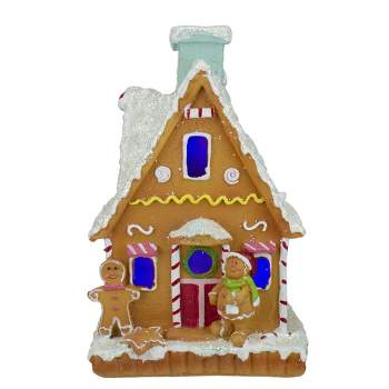 Northlight 8.5" LED Lighted Gingerbread House Christmas Figure