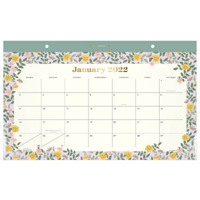 2022 Compact Deskpad 17.75"x10.875" Primrose - Rifle Paper Co. for Cambridge