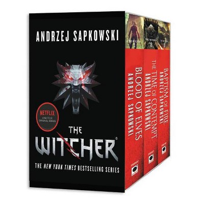 The Witcher Boxed Set: Blood of Elves, the Time of Contempt, Baptism of Fire - by  Andrzej Sapkowski (Paperback)