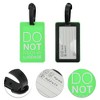 Unique Bargains DO Pattern Luggage Tag  1 Pc - 3 of 4