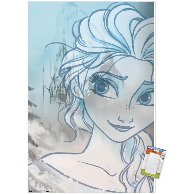Trends International Disney Pixar Frozen - Smile Unframed Wall Poster Prints, 1 of 7
