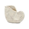 Okak 9x5.5x5.7 Inches Sand and Cement Conch Shell Planter Textured Finish for Indoor and Outdoor Use, Decorative Plant Pot - 2 of 4