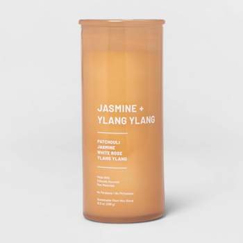 Glass Jar Jasmine and Ylang Candle Orange - Threshold™