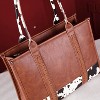 Tote Bag for Women Western Cow Print Purse Designer Top Handle Handbags - 4 of 4