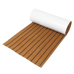 Unique Bargains EVA Decking Sheet Mat Non-Slip Self-Adhesive for Boat RV Flooring Carpet 95"x24" - 1 of 4