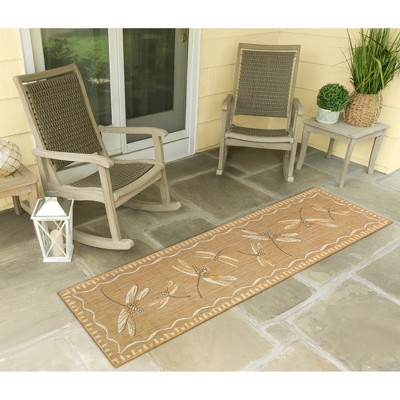 Sand Dragonfly Flat Woven Indoor/Outdoor Rug