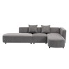 110.2" Modern Style Upholstered Curved Sofa Couch Re-ModernLuxe - 4 of 4