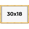 PosterPalooza | Minimalist Shadow Box Gold Picture Frame - UV Acrylic, Backing Board, Hanging Hardware - 2 of 4