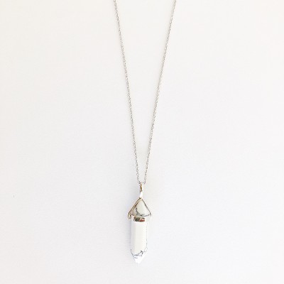 crystal pendant necklace