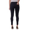 Rekucci Women's Secret Figure Pull-On Skinny Jeans – Stretch Denim with Tummy Control & Functional Pockets - Black, 16 Short - 3 of 4