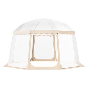 VEVOR Sports Tent, 8-10 People, Instant Pop-Up Tent Shelter Weatherproof Pod, Outdoor Bubble Clear View Tent, Climate Canopy Shelter for Soccer - 1 of 4