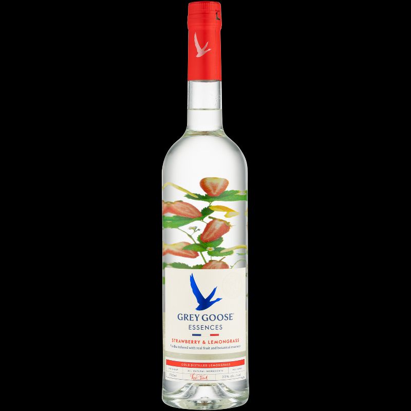 Grey Goose Essences Strawberry &#38; Lemongrass Infused Vodka - 750ml Bottle, 1 of 7