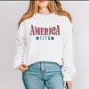 Simply Sage Market Statue Of Liberty America Front And Back Sweatshirt - XL - White - 2 of 4